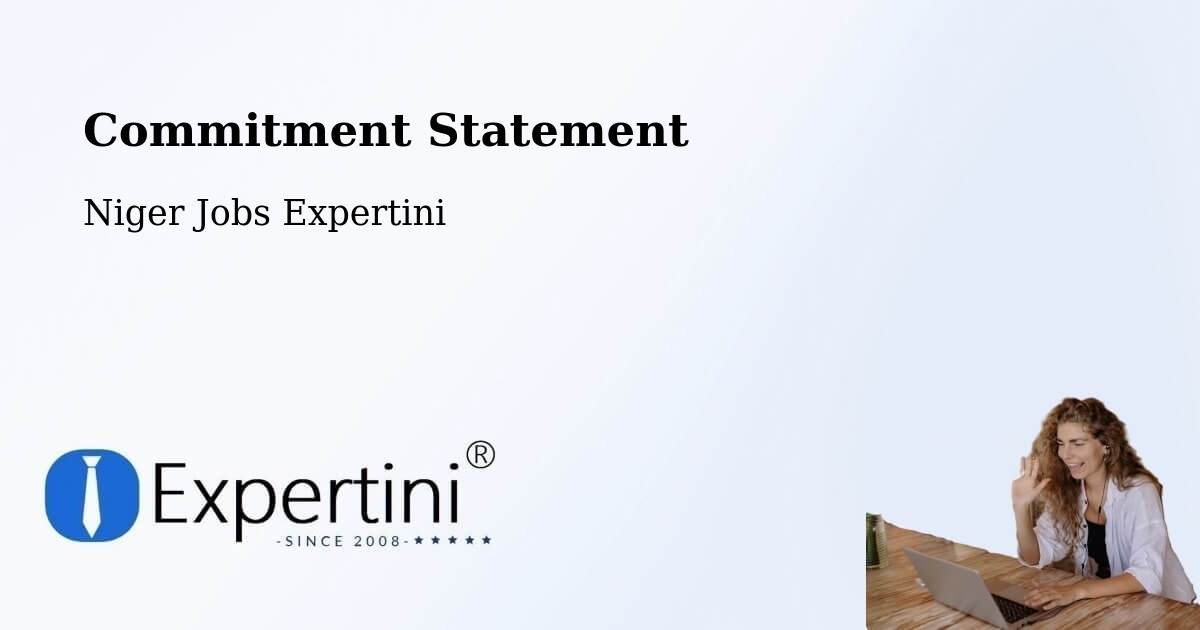Corporate Commitment – Département De Bouza - Niger Jobs Expertini